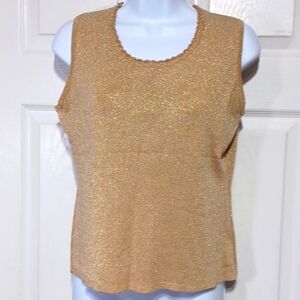 Joseph A. Gold tank top